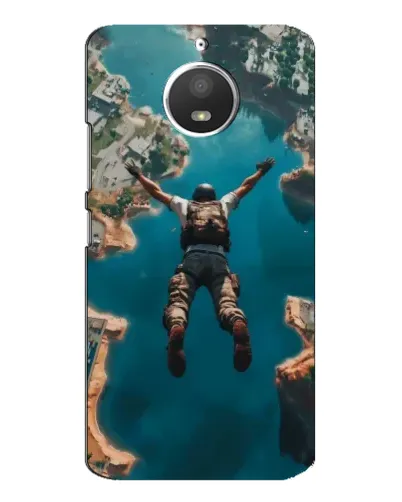 Чехол для Motorola MOTO E4 с картинкой «PUBG — свободное падение»