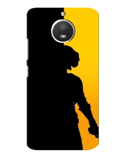 Чехол для Motorola MOTO E4 с картинкой «Тень воина PUBG»