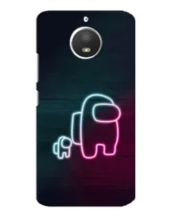 Чехол для Motorola MOTO E4 с картинкой «Among Us неон-арт» Чехол для Motorola MOTO E4 с картинкой «Among Us неон-арт»