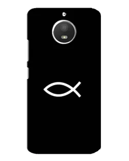 Чехол для Motorola MOTO E4 с картинкой «Символ рыбы Jesus» Чехол для Motorola MOTO E4 с картинкой «Символ рыбы Jesus»