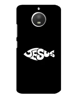 Чехол для Motorola MOTO E4 с картинкой «Рыба Jesus» Чехол для Motorola MOTO E4 с картинкой «Рыба Jesus»