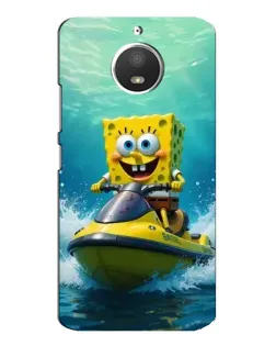 Чехол для Motorola MOTO E4 с картинкой «Спанч Боб на гидроцикле» Чехол для Motorola MOTO E4 с картинкой «Спанч Боб на гидроцикле»