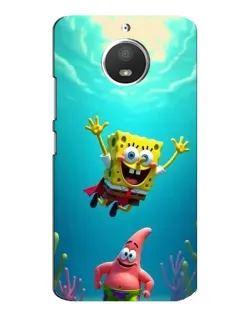 Чехол для Motorola MOTO E4 с картинкой «Спанч Боб под водой» Чехол для Motorola MOTO E4 с картинкой «Спанч Боб под водой»