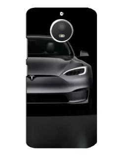 Чехол для Motorola MOTO E4 с картинкой «Tesla Model S Look» Чехол для Motorola MOTO E4 с картинкой «Tesla Model S Look»