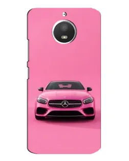 Чехол для Motorola MOTO E4 с картинкой «Розовый Mercedes AMG» Чехол для Motorola MOTO E4 с картинкой «Розовый Mercedes AMG»