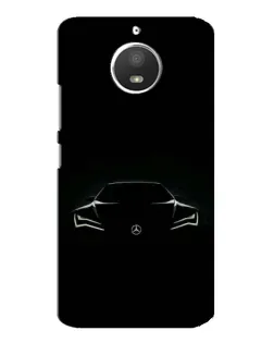 Чехол для Motorola MOTO E4 с картинкой «Mercedes — силуэт авто» Чехол для Motorola MOTO E4 с картинкой «Mercedes — силуэт авто»
