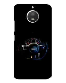 Чехол для Motorola MOTO E4 с картинкой «Салон Audi — руль» Чехол для Motorola MOTO E4 с картинкой «Салон Audi — руль»