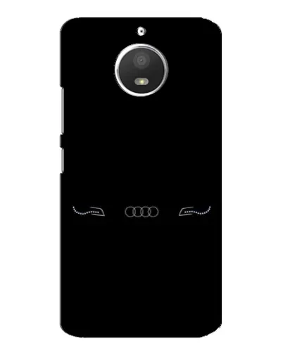 Чехол для Motorola MOTO E4 с картинкой «Audi — световой подпись»