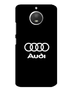 Чехол для Motorola MOTO E4 с картинкой «Классическое лого Audi»