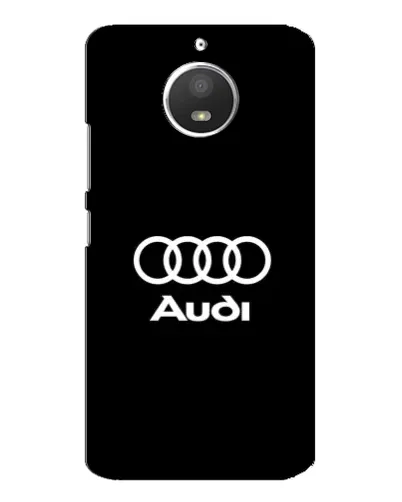 Чехол для Motorola MOTO E4 с картинкой «Классическое лого Audi»