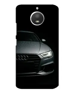 Чехол для Motorola MOTO E4 с картинкой «Audi — детализация кузова»