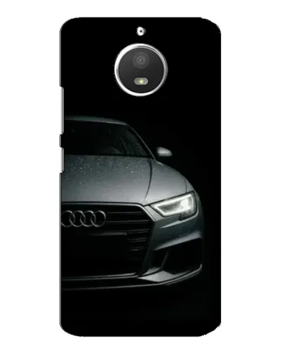 Чехол для Motorola MOTO E4 с картинкой «Audi — детализация кузова»