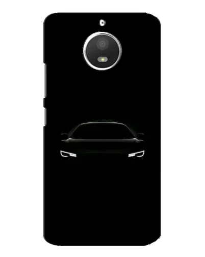 Чехол для Motorola MOTO E4 с картинкой «Взгляд Audi в темноте»