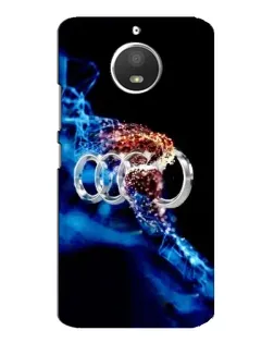 Чехол для Motorola MOTO E4 с картинкой «Энергия лого Audi»