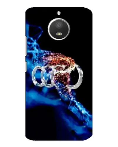 Чехол для Motorola MOTO E4 с картинкой «Энергия лого Audi»