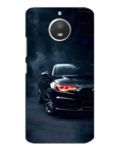 Чехол для Motorola MOTO E4 с картинкой «Audi — хищный взгляд»