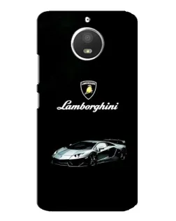 Чехол для Motorola MOTO E4 с картинкой «Логотип Lamborghini классика»