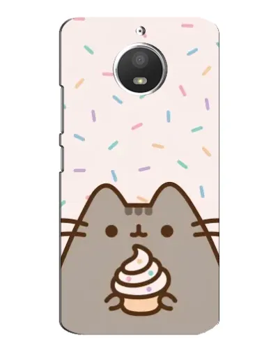 Чехол для Motorola MOTO E4 с картинкой «Пушин с кексом» Чехол для Motorola MOTO E4 с картинкой «Пушин с кексом»