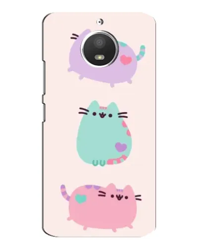 Чехол для Motorola MOTO E4 с картинкой «Pusheen трио» Чехол для Motorola MOTO E4 с картинкой «Pusheen трио»