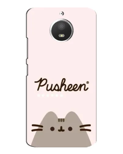 Чехол для Motorola MOTO E4 с картинкой «Pusheen логотип» Чехол для Motorola MOTO E4 с картинкой «Pusheen логотип»