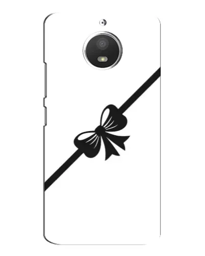 Чехол для Motorola MOTO E4 с картинкой «Диагональный бант»