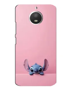 Чехол для Motorola MOTO E4 с картинкой «Stitch выглядывает»
