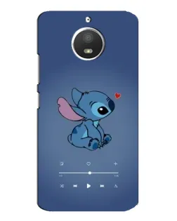 Чехол для Motorola MOTO E4 с картинкой «Музыкальный Stitch»