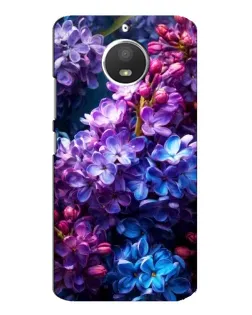 Чехол для Motorola MOTO E4 с картинкой «Сиреневый цвет»