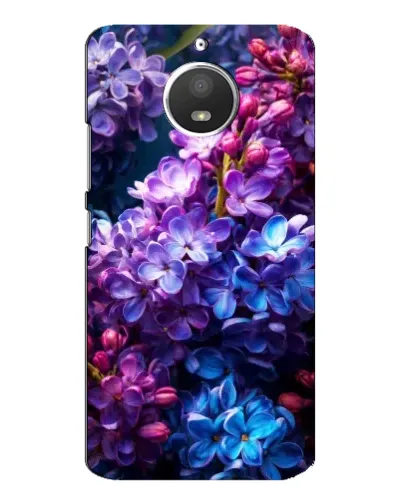 Чехол для Motorola MOTO E4 с картинкой «Сиреневый цвет»