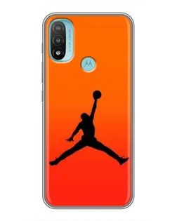 Чехол для Motorola MOTO E40 с картинкой «Jordan Sunset»