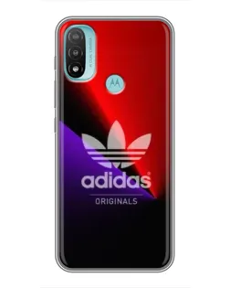 Чохол для Motorola MOTO E40 з картинкою «Adidas Red Neon»