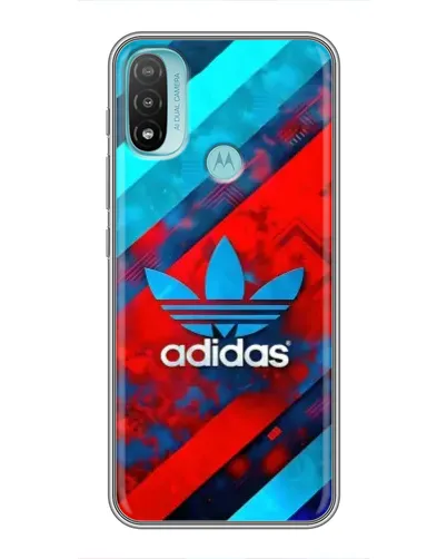Чехол для Motorola MOTO E40 с картинкой «Абстракция Adidas»