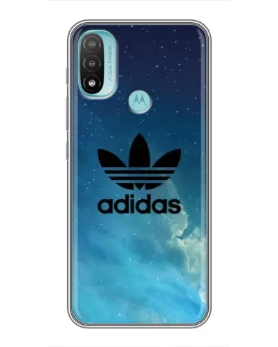 Чехол для Motorola MOTO E40 с картинкой «Adidas Stone Logo»