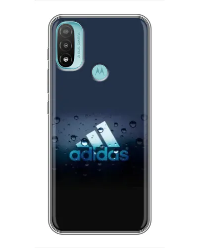 Чехол для Motorola MOTO E40 с картинкой «Adidas Water Drops»