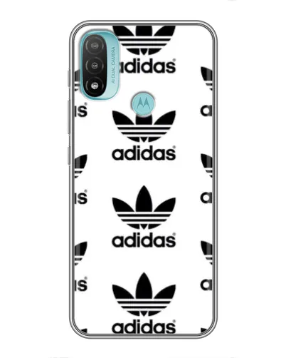 Чехол для Motorola MOTO E40 с картинкой «Adidas Pattern»