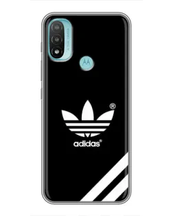 Чехол для Motorola MOTO E40 с картинкой «Adidas с диагональными полосами»