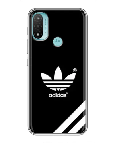 Чехол для Motorola MOTO E40 с картинкой «Adidas с диагональными полосами»