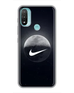 Чехол для Motorola MOTO E40 с картинкой «Nike в стиле граффити»
