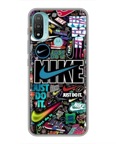 Чехол для Motorola MOTO E40 с картинкой «Яркий коллаж Nike» Чехол для Motorola MOTO E40 с картинкой «Яркий коллаж Nike»