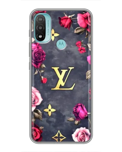 Чехол для Motorola MOTO E40 с картинкой «Цветочный Louis Vuitton» Чехол для Motorola MOTO E40 с картинкой «Цветочный Louis Vuitton»