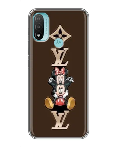 Чехол для Motorola MOTO E40 с картинкой «LV и Микки Маус» Чехол для Motorola MOTO E40 с картинкой «LV и Микки Маус»