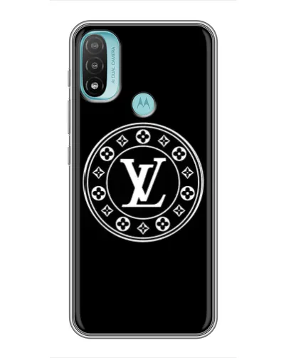 Чехол для Motorola MOTO E40 с картинкой «LV — печать стиля» Чехол для Motorola MOTO E40 с картинкой «LV — печать стиля»