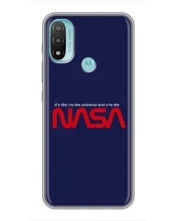 Чехол для Motorola MOTO E40 с картинкой «NASA — глубокий космос»