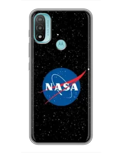 Чехол для Motorola MOTO E40 с картинкой «NASA — звездное небо»
