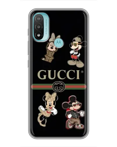 Чехол для Motorola MOTO E40 с картинкой «Gucci — герои Disney и монограмма» Чехол для Motorola MOTO E40 с картинкой «Gucci — герои Disney и монограмма»