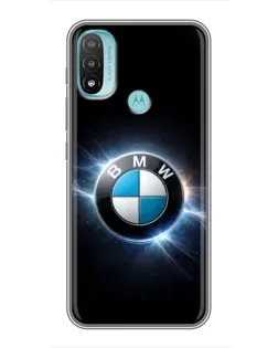Чохол для Motorola MOTO E40 з картинкою «BMW — неонове сяйво» Чохол для Motorola MOTO E40 з картинкою «BMW — неонове сяйво»