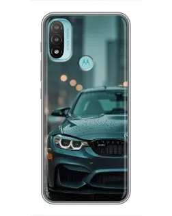 Чохол для Motorola MOTO E40 з картинкою «BMW у вогнях міста» Чохол для Motorola MOTO E40 з картинкою «BMW у вогнях міста»