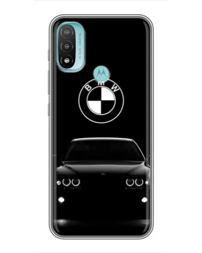 Чехол для Motorola MOTO E40 с картинкой «BMW — взгляд из темноты»