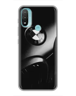 Чохол для Motorola MOTO E40 з картинкою «Емблема BMW — макро» Чохол для Motorola MOTO E40 з картинкою «Емблема BMW — макро»
