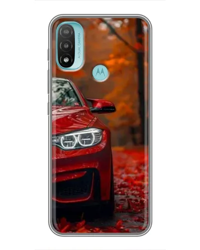 Чехол для Motorola MOTO E40 с картинкой «Осенняя BMW M4»
